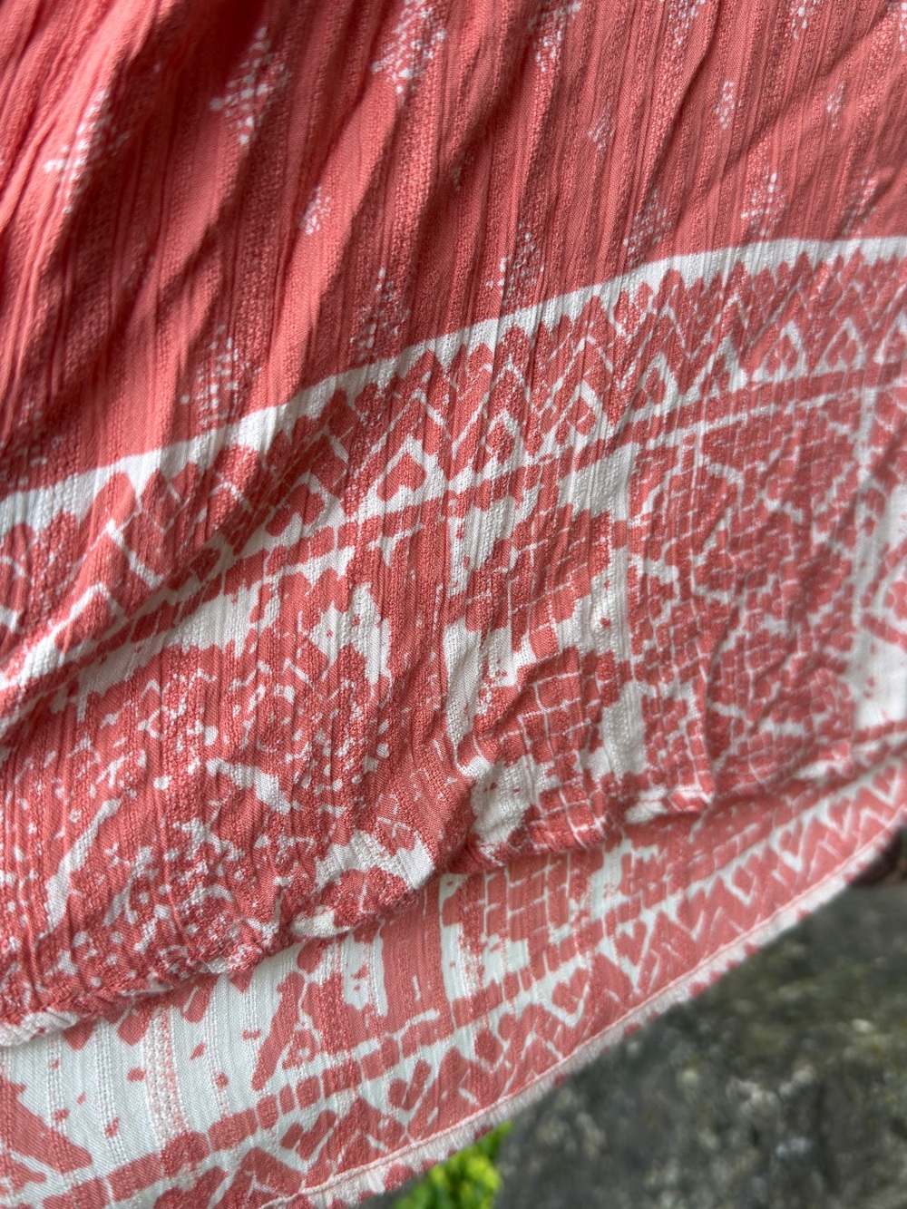Rip Curl Coral Crochet-Accent Maxi Dress - Picture 6 of 6